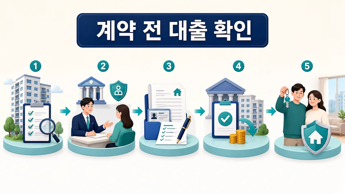 임대아파트 계약 전 대출 가능 여부 확인부터 서류 준비·승인·입주까지의 신청 순서