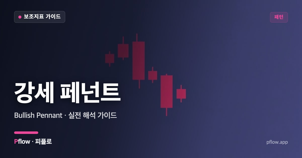 강세 페넌트(Bullish Pennant) 보는법 — 패턴 지표 가이드