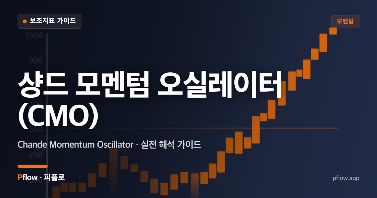 샹드 모멘텀 오실레이터(CMO)(Chande Momentum Oscillator) 보는법 — 모멘텀 지표 가이드