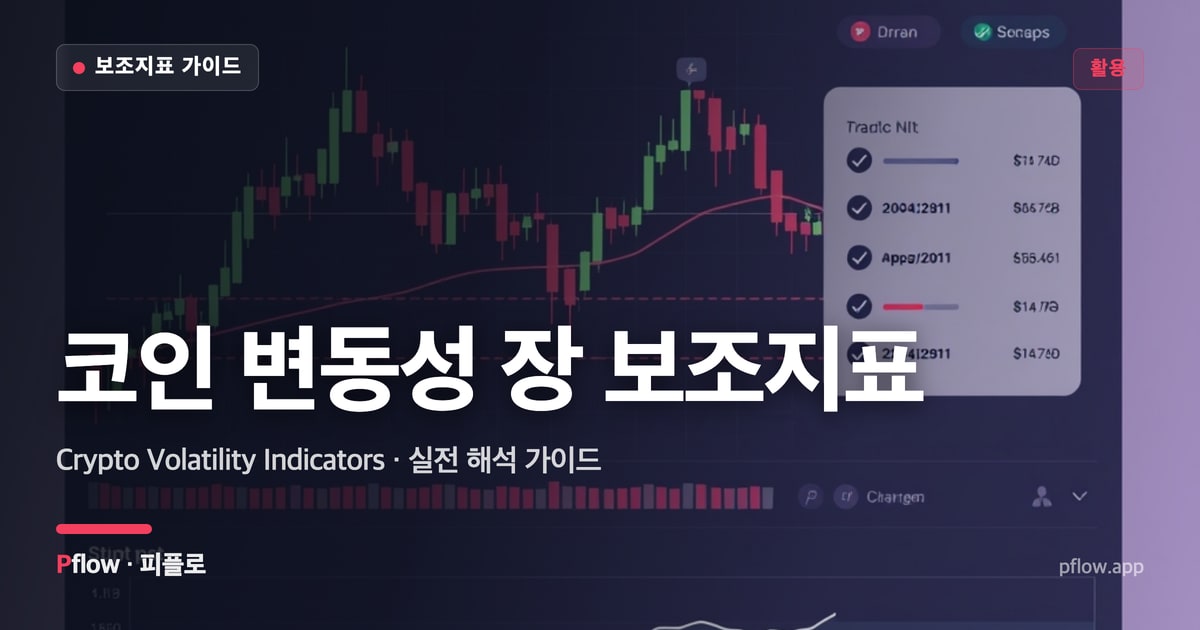 코인 변동성 장 보조지표(Crypto Volatility Indicators) 보는법 — 활용 지표 가이드