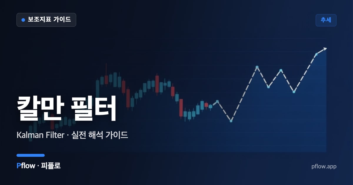 칼만 필터(Kalman Filter) 보는법 — 추세 지표 가이드