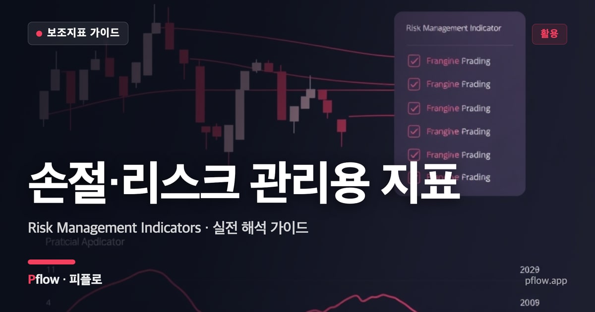 손절·리스크 관리용 지표(Risk Management Indicators) 보는법 — 활용 지표 가이드