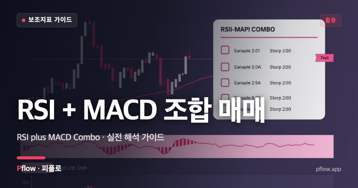 RSI + MACD 조합 매매(RSI plus MACD Combo) 보는법 — 활용 지표 가이드