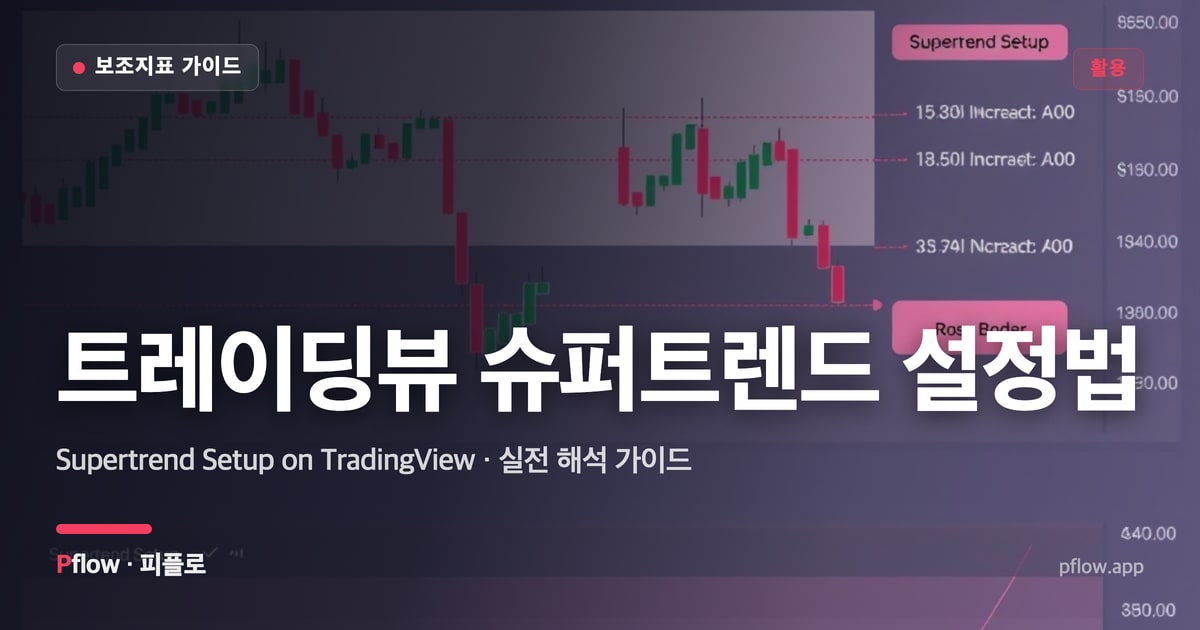 트레이딩뷰 슈퍼트렌드 설정법(Supertrend Setup on TradingView) 보는법 — 활용 지표 가이드