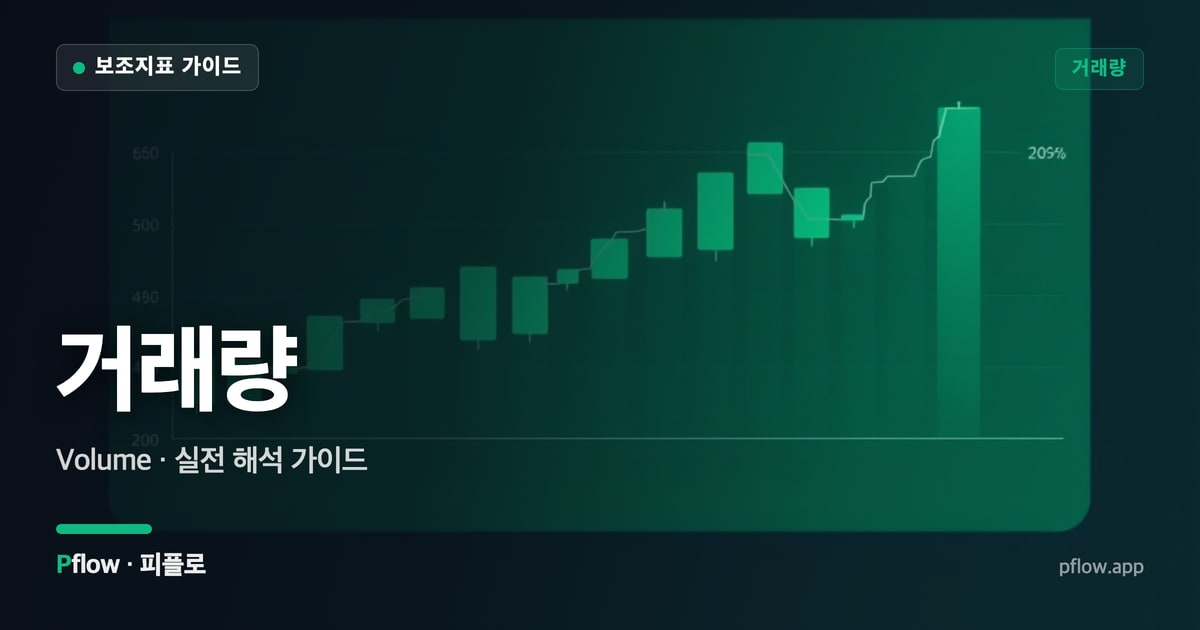 거래량(Volume) 보는법 — 거래량 지표 가이드